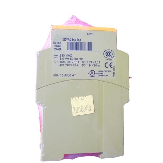For Pilz PNOZ 2 775850 Safety Relay 230V