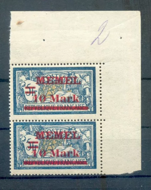 Memel 38IPFIa ABART und normale MARKE** MNH POSTFRISCH BPP 65++EUR  y71487