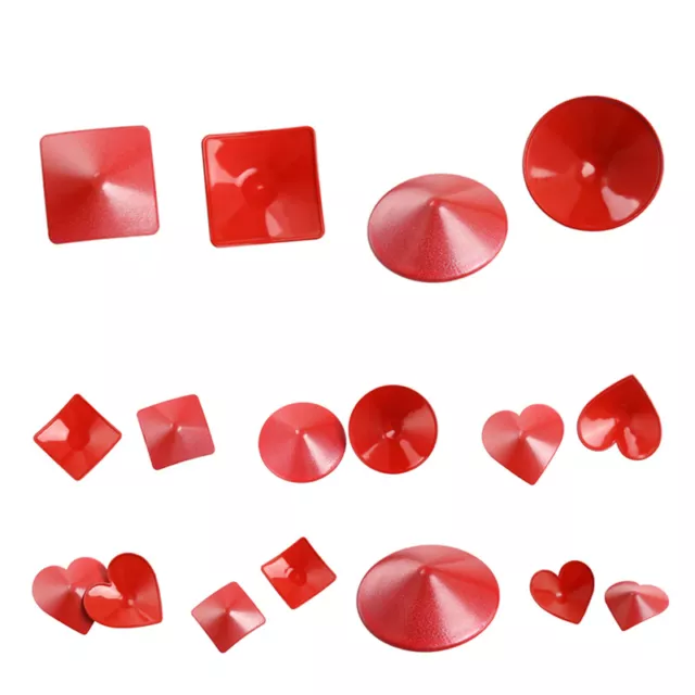 2PC Nippleless Cover Pasties Women Reusable Adhesive Silicone Nipple Round Heart