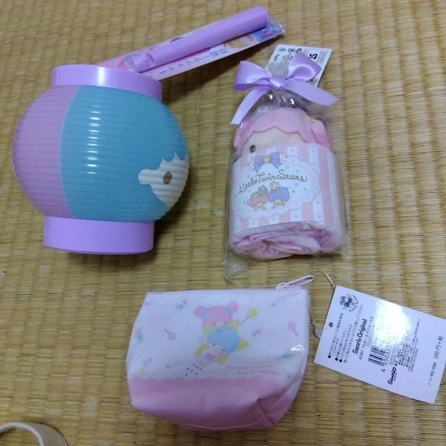 Little Twin Stars Kiki And Lala Kikirara Paper Lantern Mini Towel Pouch