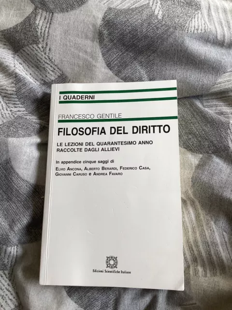 FILOSOFIA DEL DIRITTO - Francesco Gentile EUR 30,00 - PicClick IT