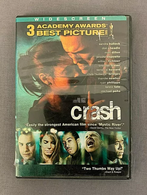 Crash (DVD Widescreen) New Sandra Bullock Ludacris Brendan Fraser Matt Damon