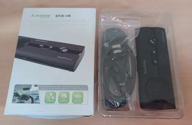 Kit Main Libre Bluetooth Hama Pour Voiture BTCK-10B