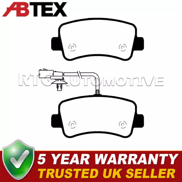 Abtex Rear Brake Pads Set Fits Renault Master 2010- Vauxhall Movano 2010-