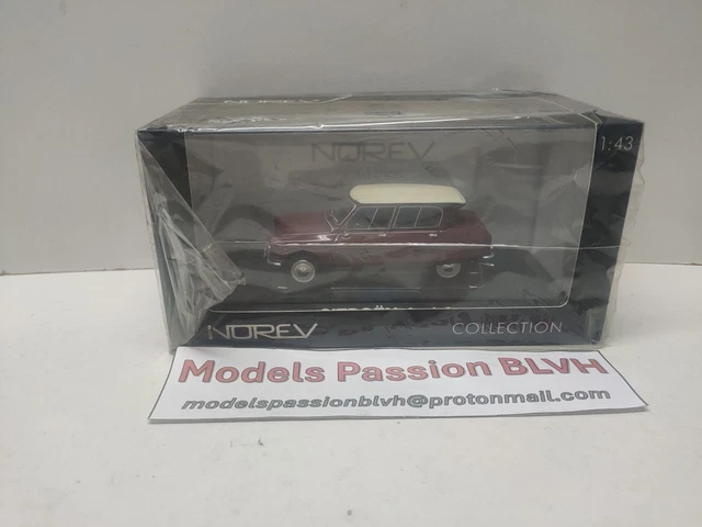 Le break Ami 6 Citroën en miniature de Norev au 1/43e