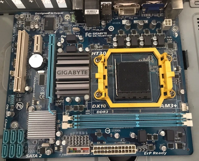 GIGABYTE GA-78LMT-S2P DDR3 AM3+ Motherboard & I/O Plate. £24.99 ...