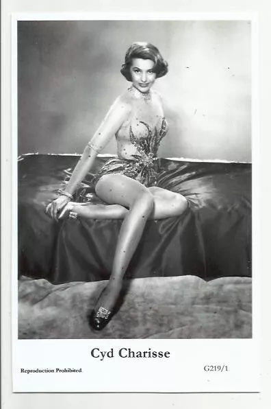(Bx20) Cyd Charisse Swiftsure Photo Postcard (G219/1) Filmstar Pin Up Glamor