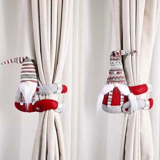 Cartoon Doll Curtain Clasp for Christmas New Year Win dow Decor (76 characters)