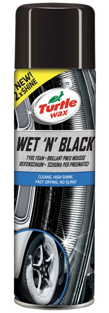 TURTLE WAX Reifenschaum 500 ml Pflege Glanz Reifen-Schwarz Fahrrad PKW LKW