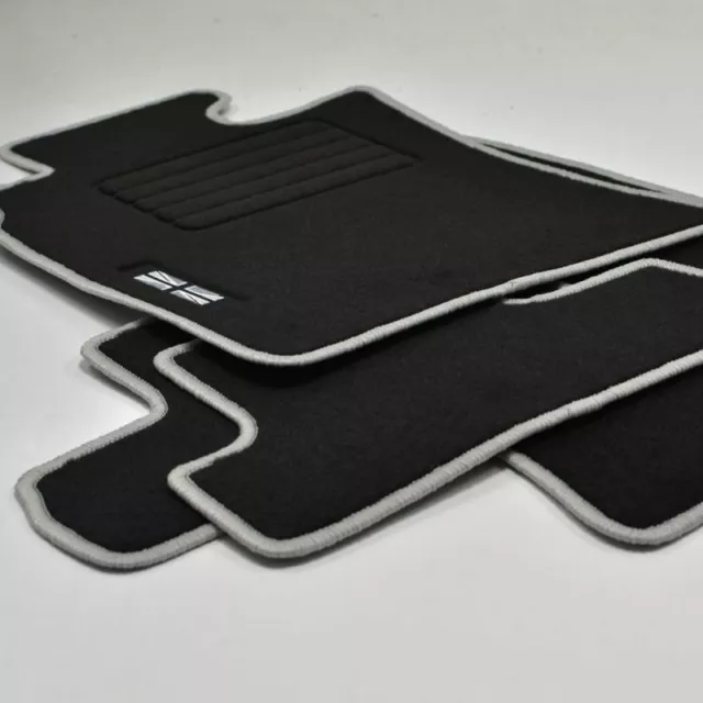 Tapis Bmw Mini Cooper Série 1 R50 R53 De 2001 à 2006 Edition Logo Velours Brodé