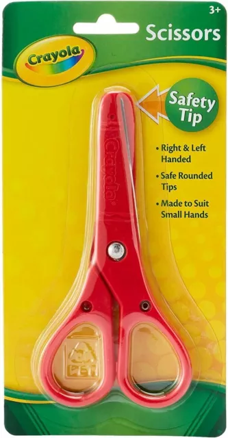 Crayola Safety Scissors for Kids & Children - Child Safe Rounded Tips | NEW AU