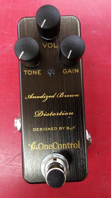 ONE CONTROL ANODIZED Brown Distortion Pedal OC-ABD $178.06