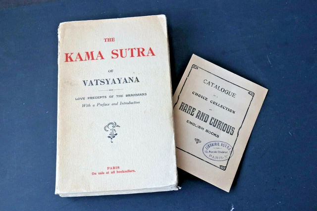 Vatsyana Symbol THE KAMA SUTRA of Vatsyayana - With original shop brochure France 1926 ...