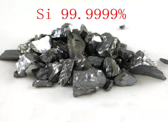 50 grams High Purity 99.9999% Monocrystalline Silicon Si Metal Lumps 3