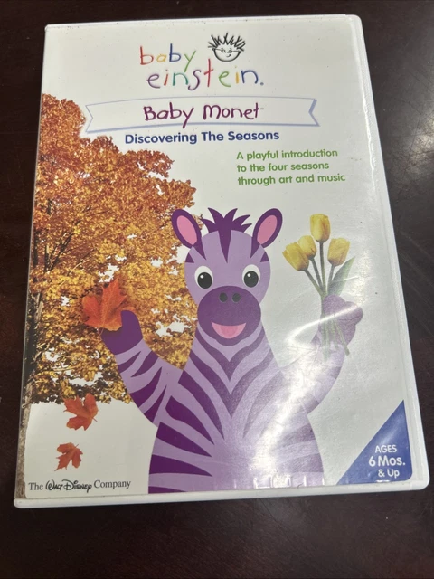 DISNEY BABY EINSTEIN Baby Monet Discovering Seasons (DVD, 2005) -- $11. ...