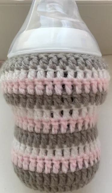 Chrochet Handmade Baby Bottle Cover for  Tommee Tippee 260ml Closer to nature