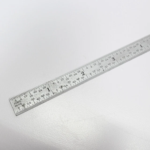 STARRETT No.C303R Steel Rule Ruler 6"