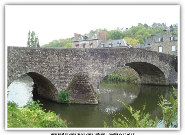 Vieux pont de Dinan France Dinan Postcard