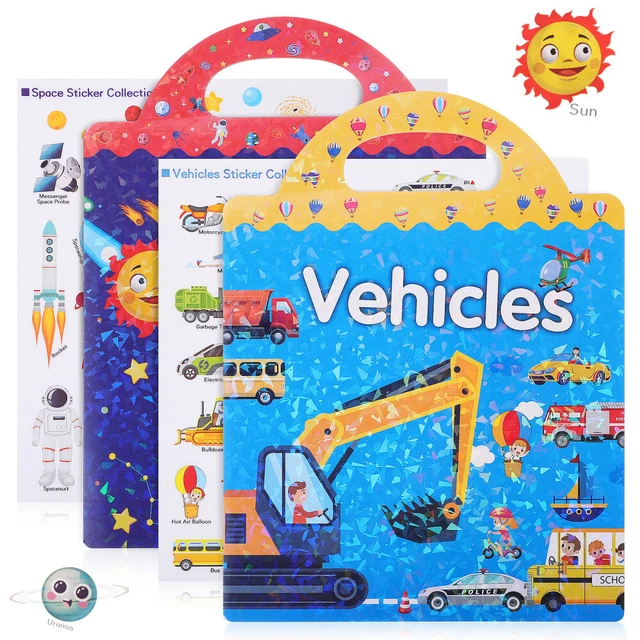 Kids Stickers Learning Books Hand-eye Coordination Toys Ocean