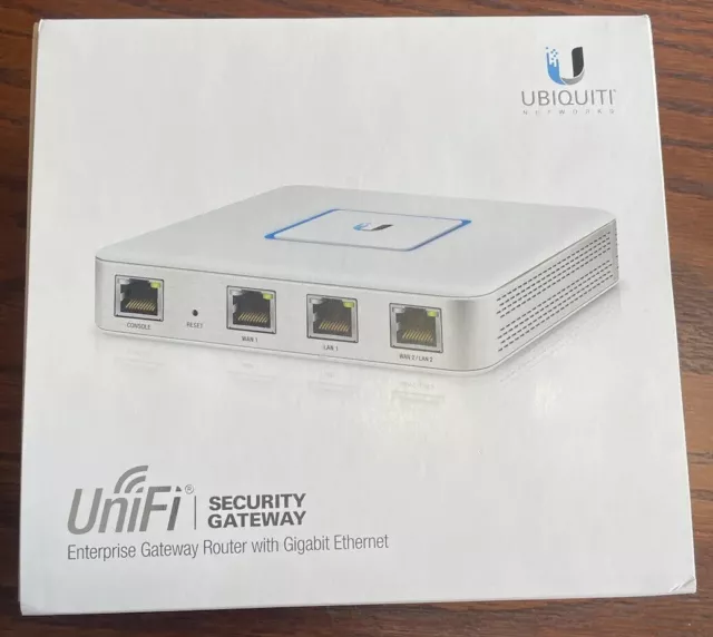 Ubiquiti USG 1000Mbps Gigabit UniFi Security Gateway USG-3P W/Power Supply