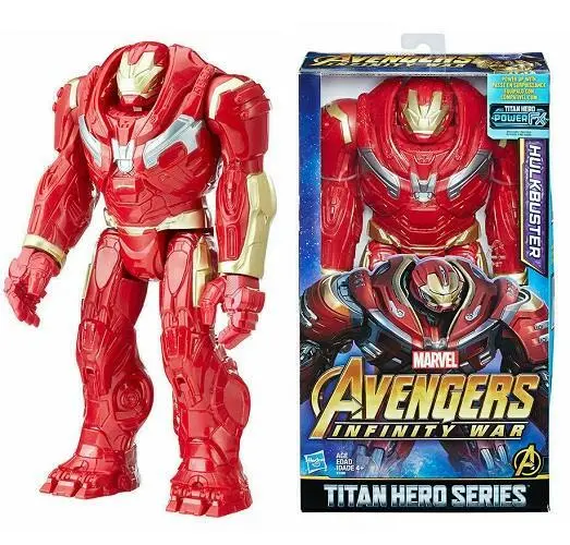 Avengers Infinity War Titan Hero Series Power FX Hulkbuster 12" Action Figure 31
