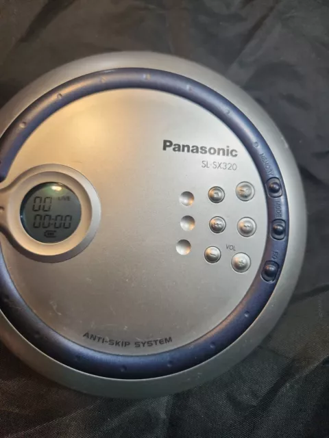 Vintage Panasonic Personal Portable Car CD Player -  (SL-SX320) Tested,Read