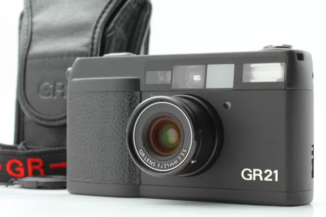 [MINT] Ricoh GR-21 35mm Point & Shoot Compact Film Camera Case From Japan #U86