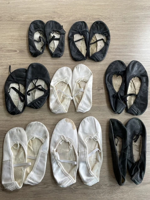 Gandolfi Leather Ballet Pumps - Flat Heel Dance Shoes For Adults & Children