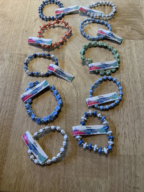 NWT Lot of 10 Disney  Assorted characters, TRRTLZ Bracelets Various Colors