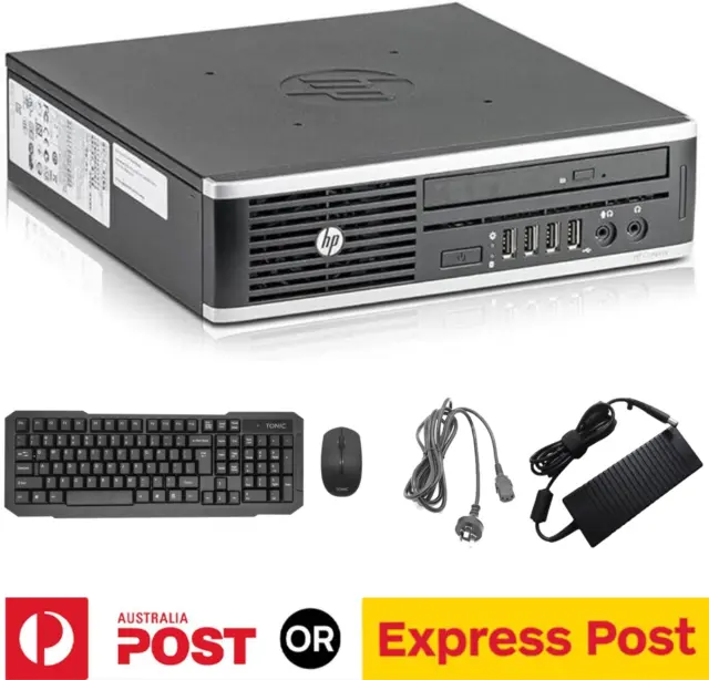 HP Compaq Elite 8300 PC Intel i5 3470S 2.90GHz 8GB 320GB with power cable, KB/M