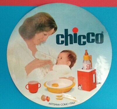 Como Adesivo Vintage anni 70-80 Marchio  CHICCO Scaldabiberon Artsana 