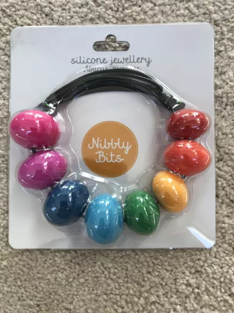 New Nibbly Bits Abacus Baby Safe Silicone Nursing Teething Necklace For Mom Baby