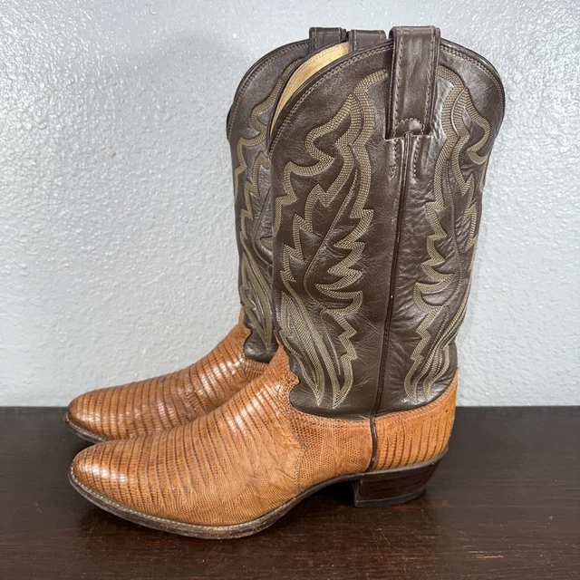 Men's Brown Original Lizard Teju Skin Western Style Hand Crafted Belt main image 1