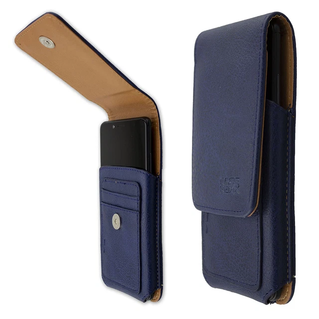 caseroxx Outdoor Case for Vivo V17 Pro in blue made of real leather