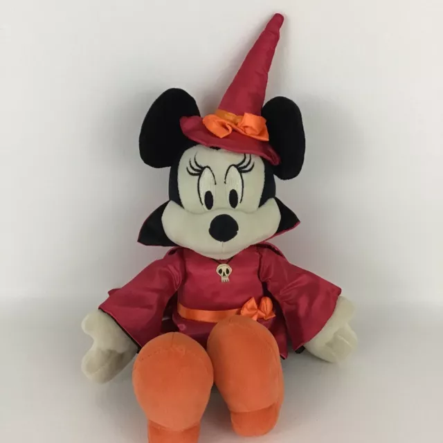 Disney Parks Exclusive Minnie Mouse Halloween Witch Plush Stuffed Animal 13" Toy
