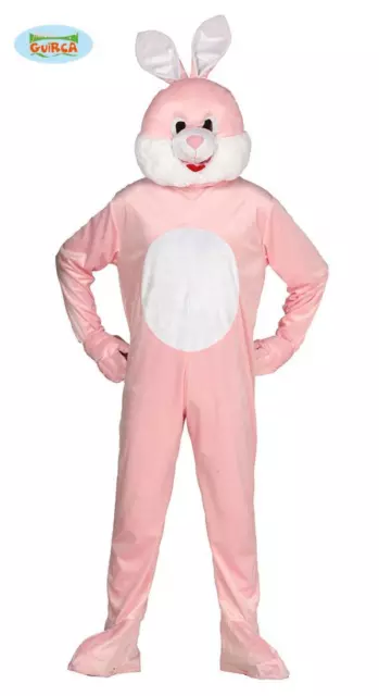 Costume Carnevale Coniglio Vestito Adulto Guirca Tg Unica Unisex Animale Rabbit