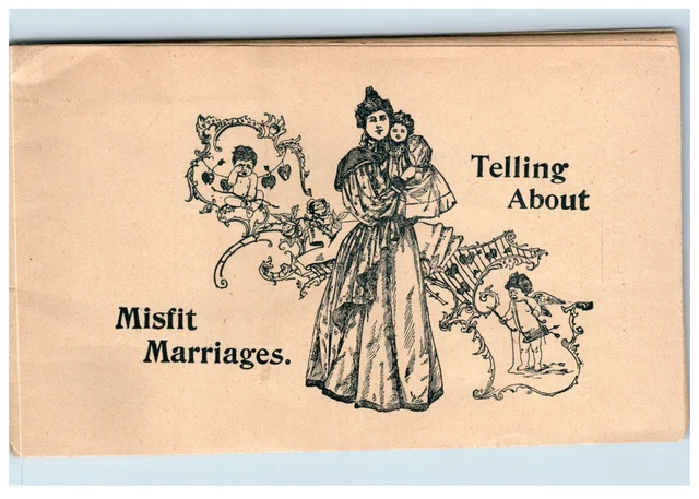 Antique Misfit Marriages Quack Medicine Advertising Trade Booklet