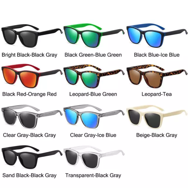 Retro Shades Classic Polarized Sunglasses Mirrored Sun Glasses Fishing Driving 2