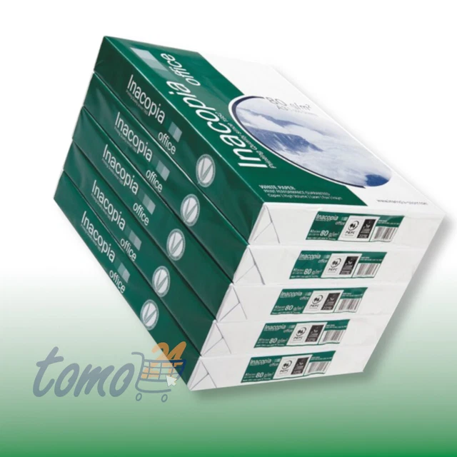Inacopia Office A3 80g/m² 5 x 500 Blatt Weiß Papier