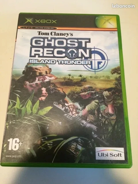 Jeu Xbox 1ère Génération - Ghost Recon Island Thunder - Très Bon état Complet