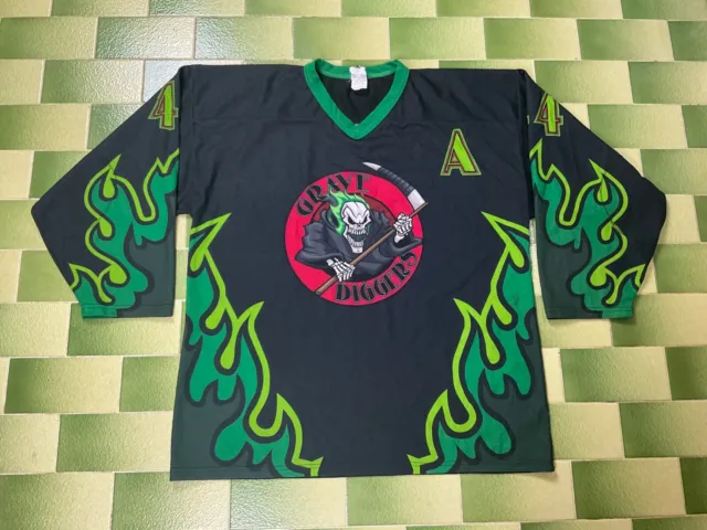 Grave Diggers #44 Hockey Jersey Mens Size XL