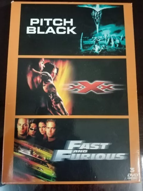 DVD Film. 3 DVD ? Pitch Bianco - Xxx - Fast And Furious 1 Condizioni