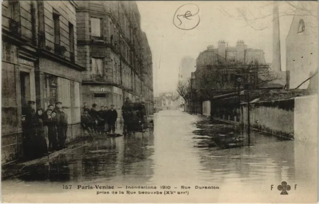 CPA PARIS 15e - Rue Duranton taking from Rue Lecourbe (63753)