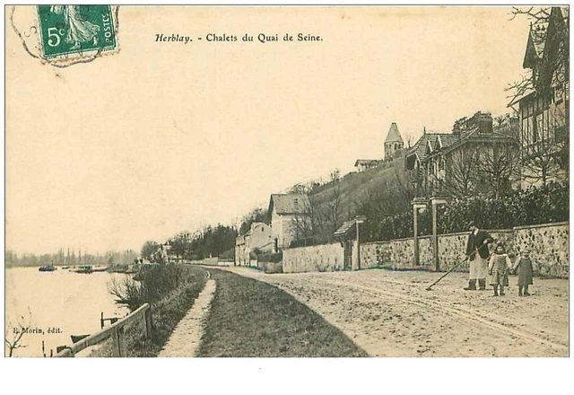 95.HERBLAY.n°17825.CHALETS DU QUAI DE SEINE