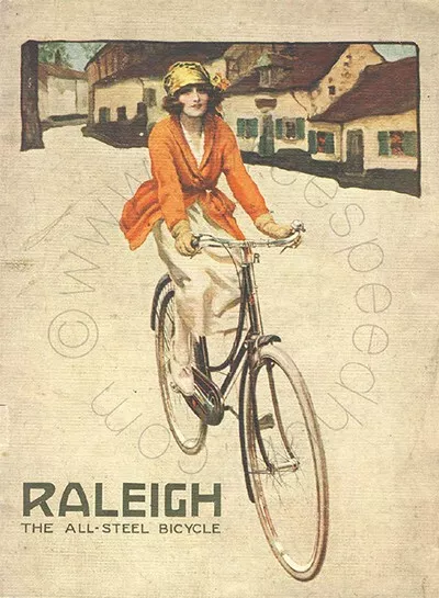 #L.....Asta bicicletta vintage Raleigh industries timbrato cromato