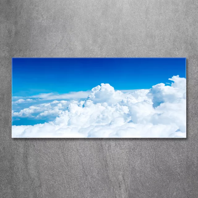 Glas-Bild Wandbilder Druck auf Glas 120x60 Deko Landschaften Wolken