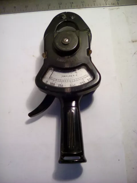 Columbia Electric Tong Test Clamp On  Ammeter Type Ax, With 300 Amp Scale