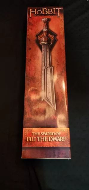 RARE! United Cutlery Hobbit UC2953 Sword of Fili the Dwarf LOTR NIB New