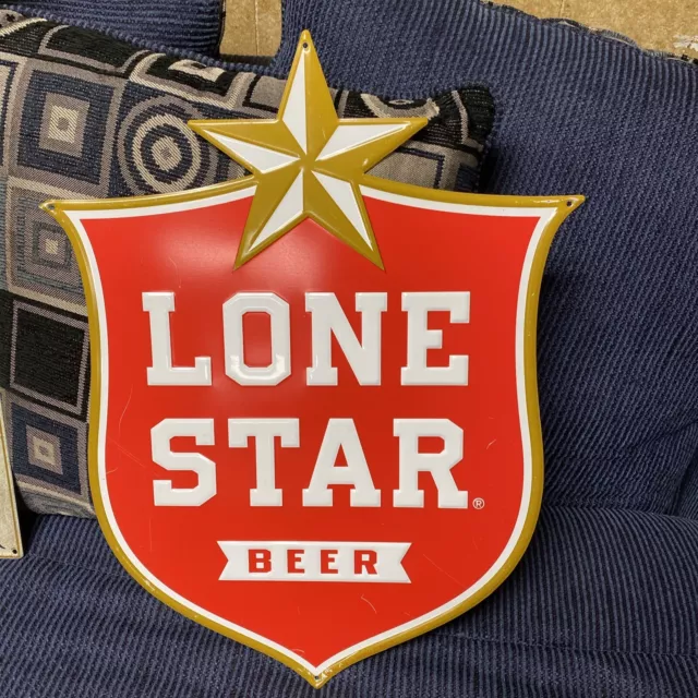 Lone Star Texas Tin Metal Sign Tacker Shield