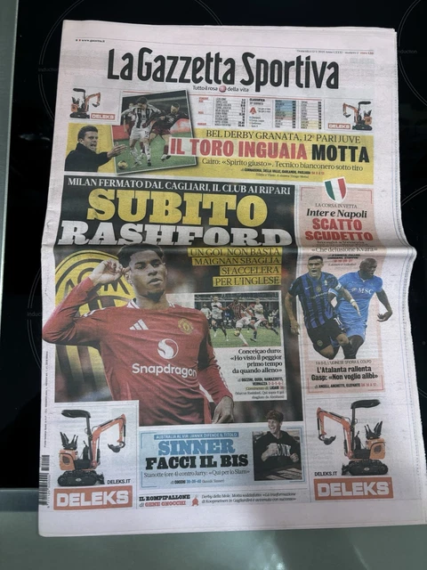 Gazzetta Dello Sport 23 Janvier 1984 - Fiorentina Juventus Zico Moser - Original